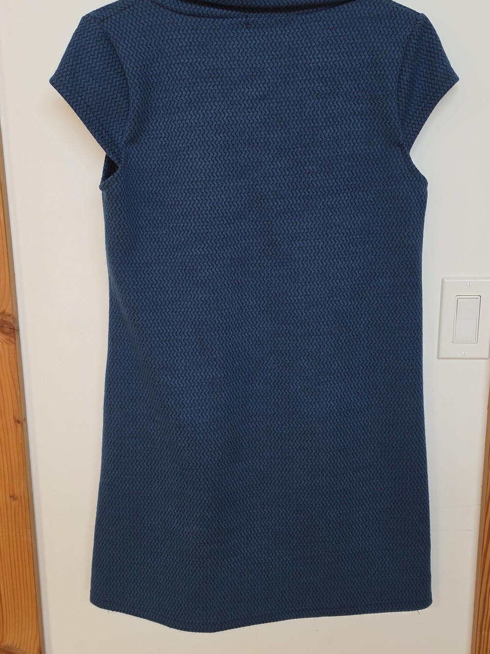Papa Vancouver Teal Cowl Neck Tunic Dress - Picture 6 of 6